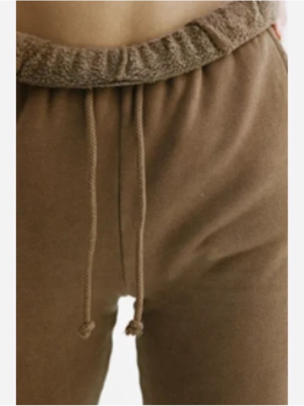 Joah Brown Empire Joggers in Cocoa French Terry - Picture 2 of 9